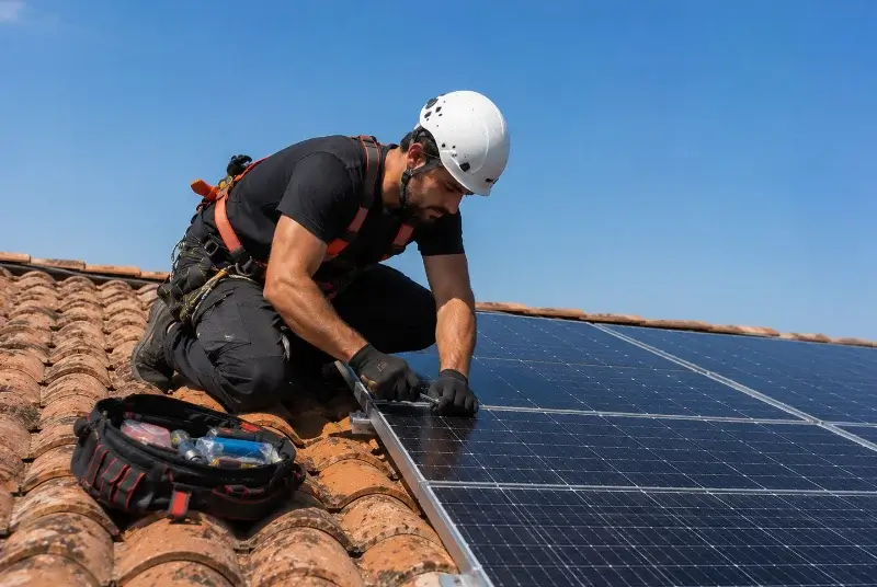 Maintenance et monitoring de panneaux solaires à Saint-Joachim